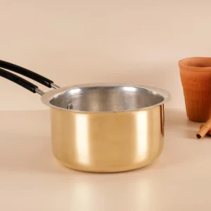 Brass Saucepan with Insulated Handle